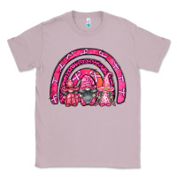 Lilac breast cancer rainbow gnomes Classic Tee - FaDigitalArtStudio