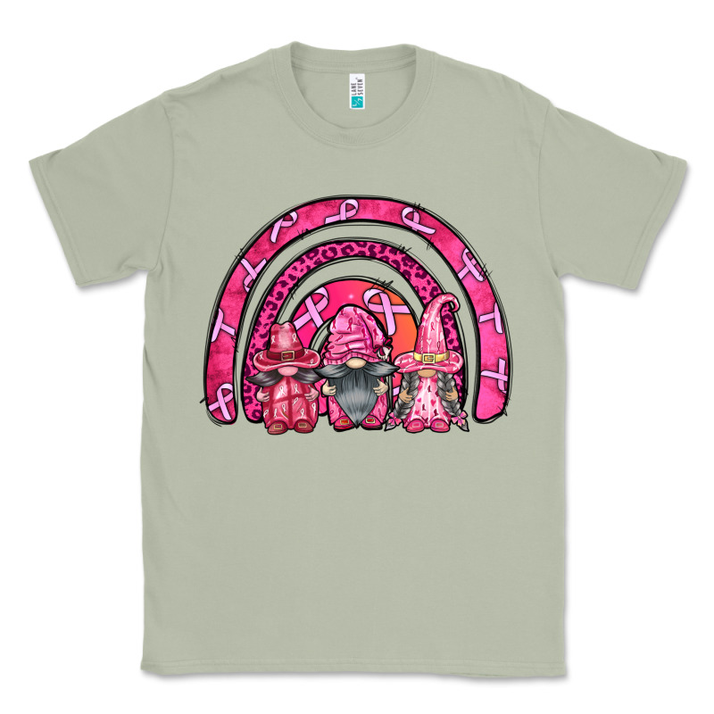 Breast Cancer Rainbow Gnomes Classic Tee by FaDigitalArtStudio | Teevron