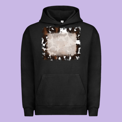 Cowhide Frames Background Urban Hoodie Designed By Ranaportraitstore