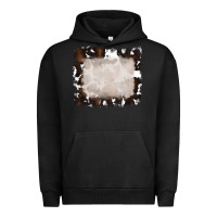 Pigment Black cowhide frames background Urban Hoodie - RanaPortraitStore