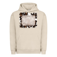 Pigment French Oak cowhide frames background Urban Hoodie - RanaPortraitStore