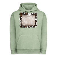 Pigment Oil Green cowhide frames background Urban Hoodie - RanaPortraitStore