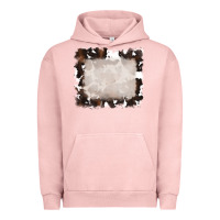 Pigment Salmon cowhide frames background Urban Hoodie - RanaPortraitStore