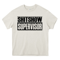 Cream shitshow supervisor Heavy Core Tee - DesigneFamous