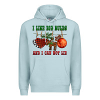 Blue Mist i like big bulbs and i can not lie Premium Hoodie - BarkalooDesign