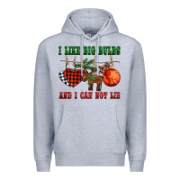 Heather Grey i like big bulbs and i can not lie Premium Hoodie - BarkalooDesign