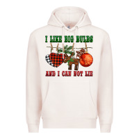 Pale Pink i like big bulbs and i can not lie Premium Hoodie - BarkalooDesign