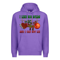 Purple i like big bulbs and i can not lie Premium Hoodie - BarkalooDesign