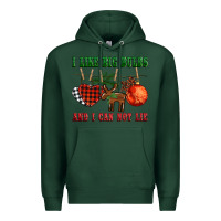 Sports Green i like big bulbs and i can not lie Premium Hoodie - BarkalooDesign