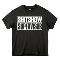 Asphalt shitshow supervisor Heavy Core Tee - DesigneFamous