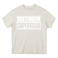 Cream shitshow supervisor Heavy Core Tee - DesigneFamous