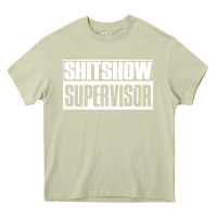 Mossy shitshow supervisor Heavy Core Tee - DesigneFamous