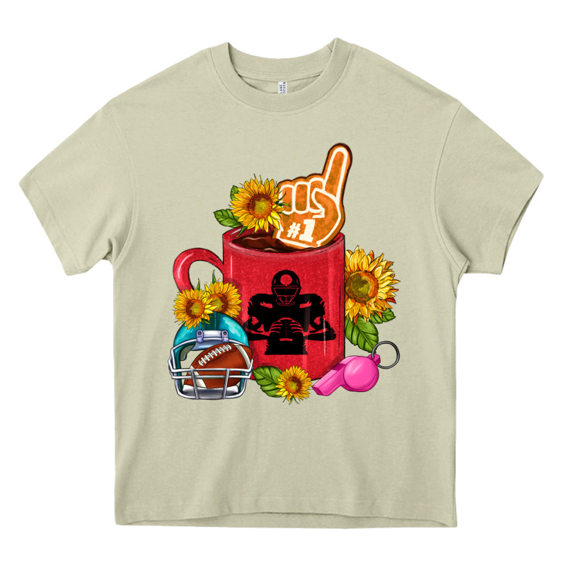 Western Football Coffee Cup Heavy Core Tee by FaDigitalArtStudio | Teevron