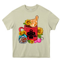 Mossy Western Football Coffee cup Heavy Core Tee - FaDigitalArtStudio