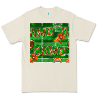 American Football Megaphone And Game Seamless Pattern Premium Tee | Teevron