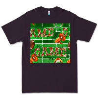 Plum american football megaphone and game seamless pattern Premium Tee - BundleAndBundleShop