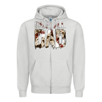 Dove Grey no background baseball dad Zipper Hoodie - Jasminsmagicworld