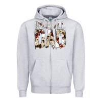 Heather Grey no background baseball dad Zipper Hoodie - Jasminsmagicworld