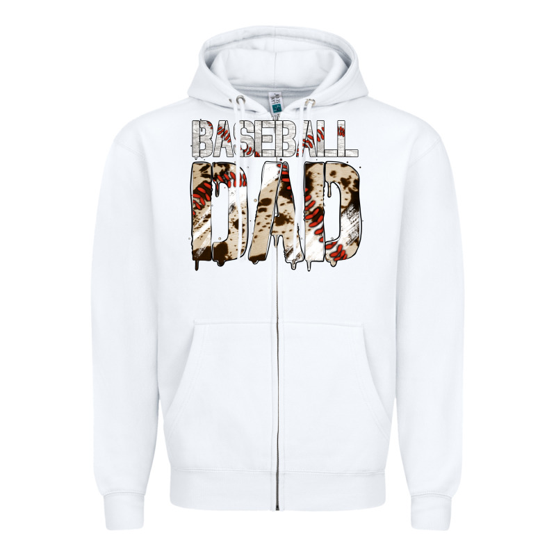 No Background Baseball Dad Zipper Hoodie by Jasminsmagicworld | Teevron