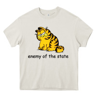 Cream comrade garf classic Heavy Core Tee - DesigneFamous