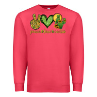 Cardinal peace love cactus Premium Sweatshirt - Jasminsmagicworld