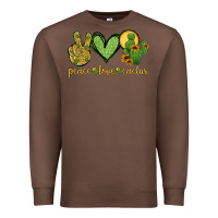 Chestnut peace love cactus Premium Sweatshirt - Jasminsmagicworld