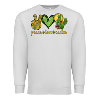 Dove Grey peace love cactus Premium Sweatshirt - Jasminsmagicworld