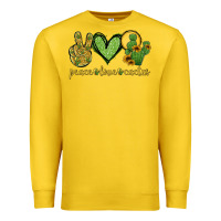 Lemon peace love cactus Premium Sweatshirt - Jasminsmagicworld
