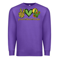 Purple peace love cactus Premium Sweatshirt - Jasminsmagicworld