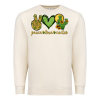 Sandshell peace love cactus Premium Sweatshirt - Jasminsmagicworld