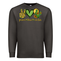 Smoke peace love cactus Premium Sweatshirt - Jasminsmagicworld