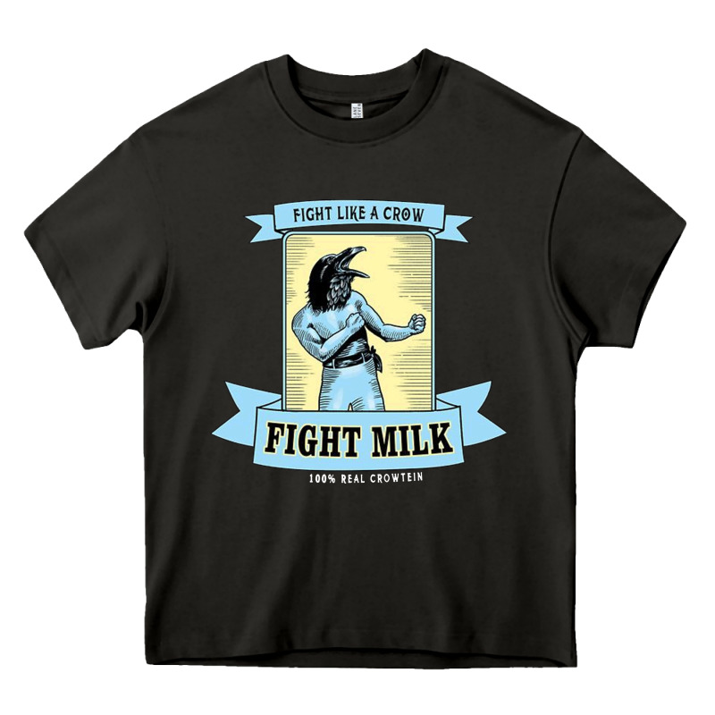 Fight Milk Classic Heavy Core Tee by DesigneFamous | Teevron
