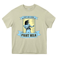 Mossy fight milk classic Heavy Core Tee - DesigneFamous
