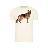 Vintage Arctic German Shepherd Dog Illustrations Vintage Tee - LillyAllenDesigns