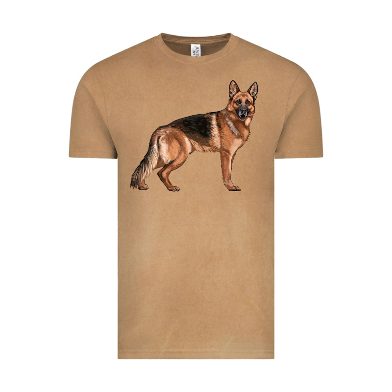 German Shepherd Dog Illustrations Vintage Tee by LillyAllenDesigns | Teevron