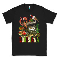 Black Christmas Louisiana Classic Tee - BarkalooDesign