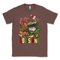 Chestnut Christmas Louisiana Classic Tee - BarkalooDesign