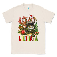 Natural Christmas Louisiana Classic Tee - BarkalooDesign