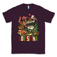 Plum Christmas Louisiana Classic Tee - BarkalooDesign