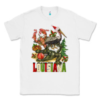 White Christmas Louisiana Classic Tee - BarkalooDesign