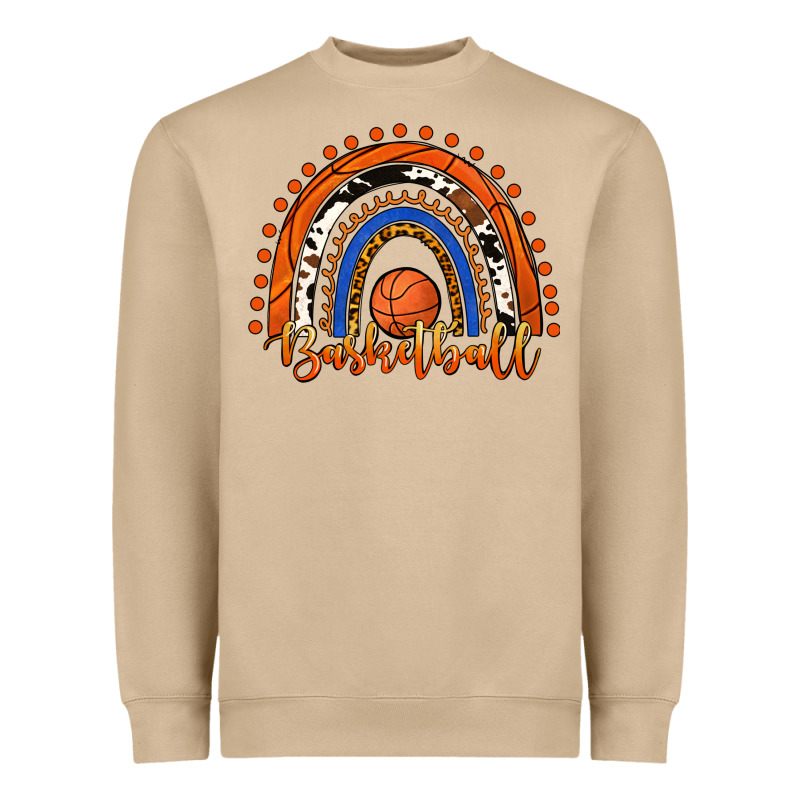 Basketball Rainbow Heavyweight Sweatshirt by RanaPortraitStore | Teevron
