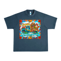 Midnight Navy happy thanksgiving Urban Heavy Tee - CowhideDigitalArt