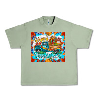 Oil Green happy thanksgiving Urban Heavy Tee - CowhideDigitalArt