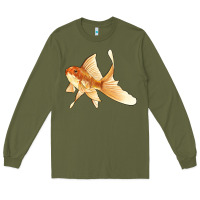 Army Green Goldfish Long Sleeve Tee - LillyAllenDesigns