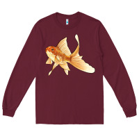Burgundy Goldfish Long Sleeve Tee - LillyAllenDesigns