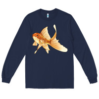 Navy Goldfish Long Sleeve Tee - LillyAllenDesigns