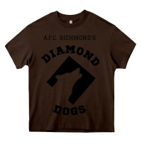 Chocolate Brown lassos diamond dogs classic Heavy Core Tee - DesigneFamous