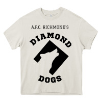 Cream lassos diamond dogs classic Heavy Core Tee - DesigneFamous