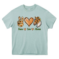 Arona Peace Love Horses Heavy Core Tee - Jasminsmagicworld
