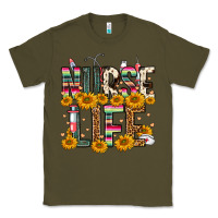 Army Green Western Nurse Life Classic Tee - FaDigitalArtStudio